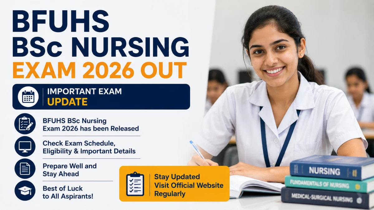 BFUHS BSc Nursing Exam 2026 Out