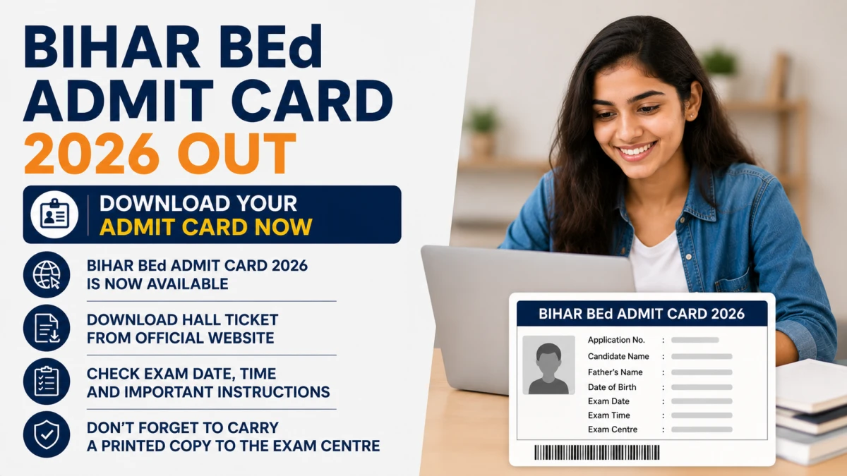 Bihar BEd Admit Card 2026 Out