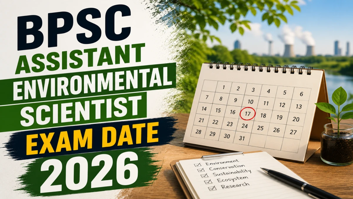 BPSC Assistant Environmental Scientist Exam Date 2026 (Out)