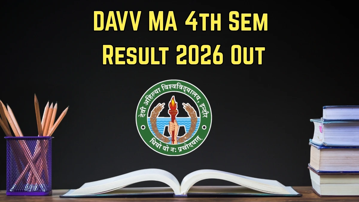 DAVV MA 4th Sem Result 2026 Out