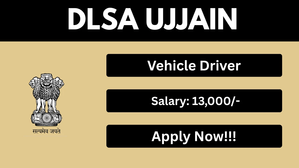 DLSA Ujjain Vehicle Driver Recruitment 2026