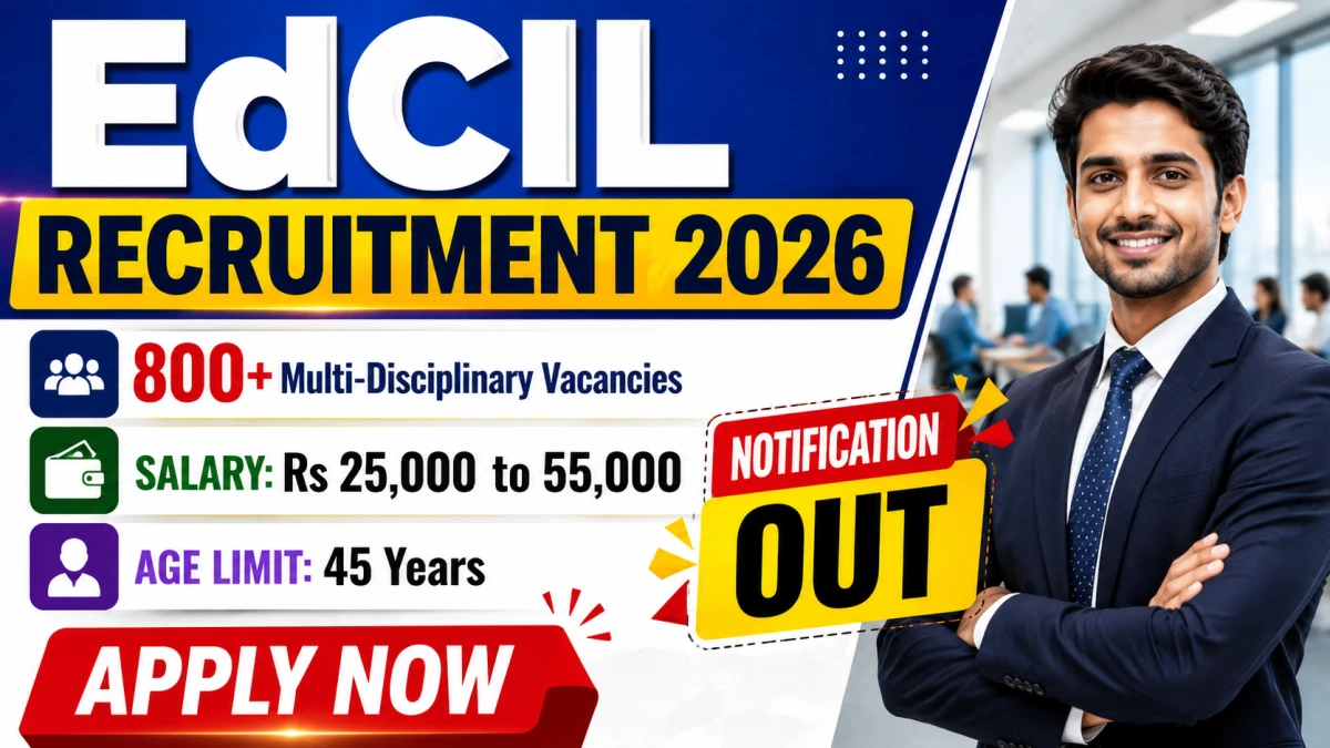 EdCIL Multi-Disciplinary Recruitment 2026 – Apply Online for 879 Speech Therapist, Clinical Psychologist and More Posts