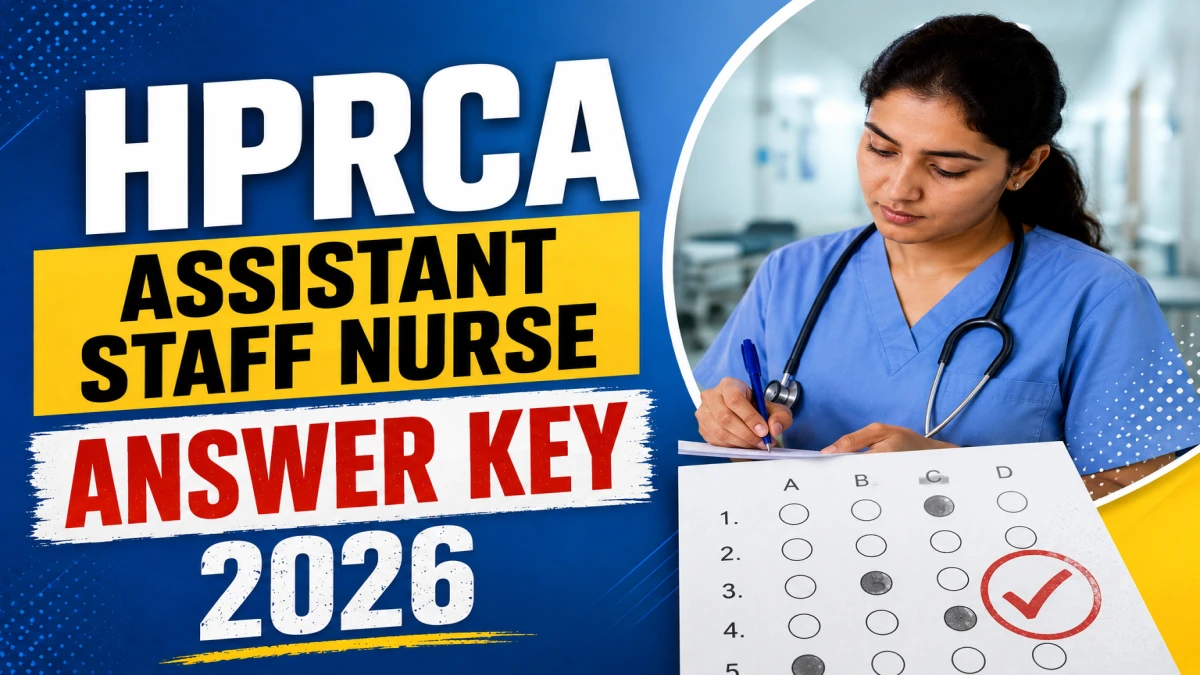 HPRCA Assistant Staff Nurse Answer Key 2026 OUT