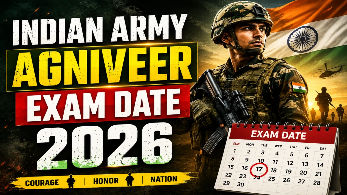 Indian Army Agniveer Exam Date 2026 (Out)