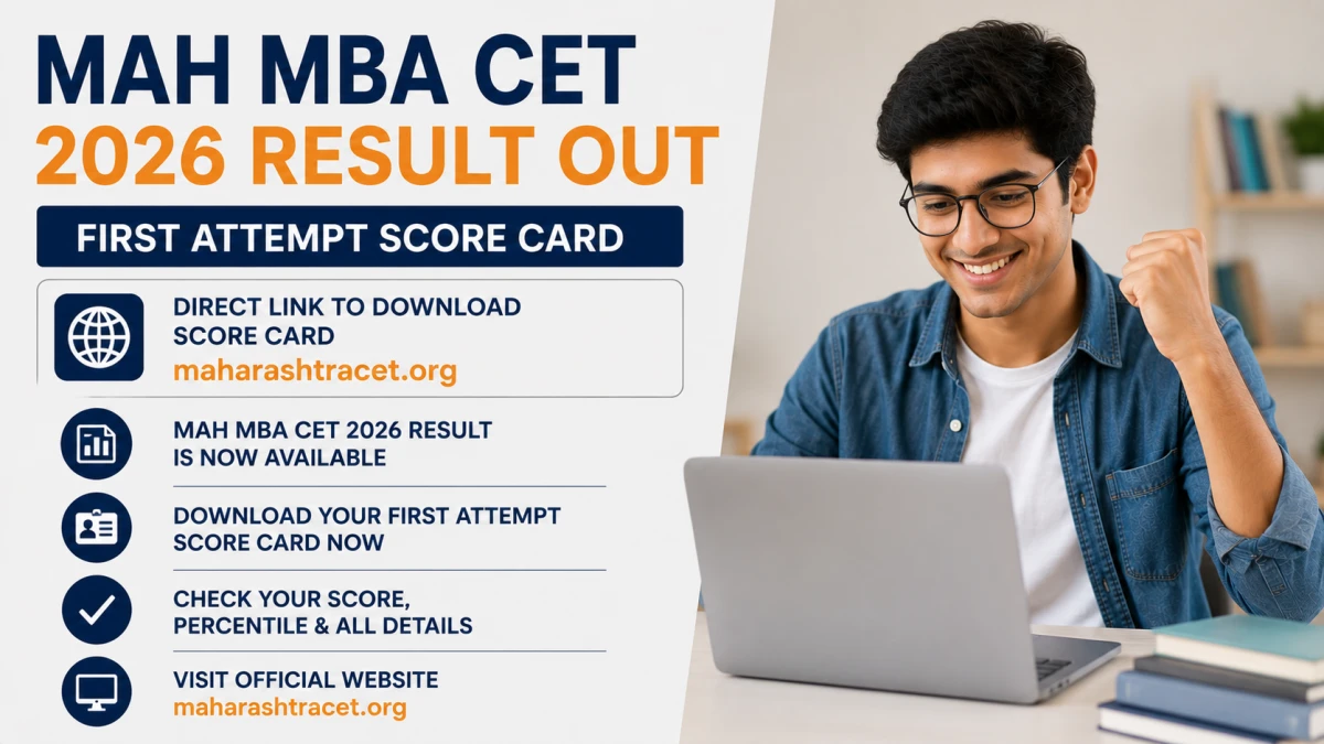 MAH MBA CET 2026 Result Out