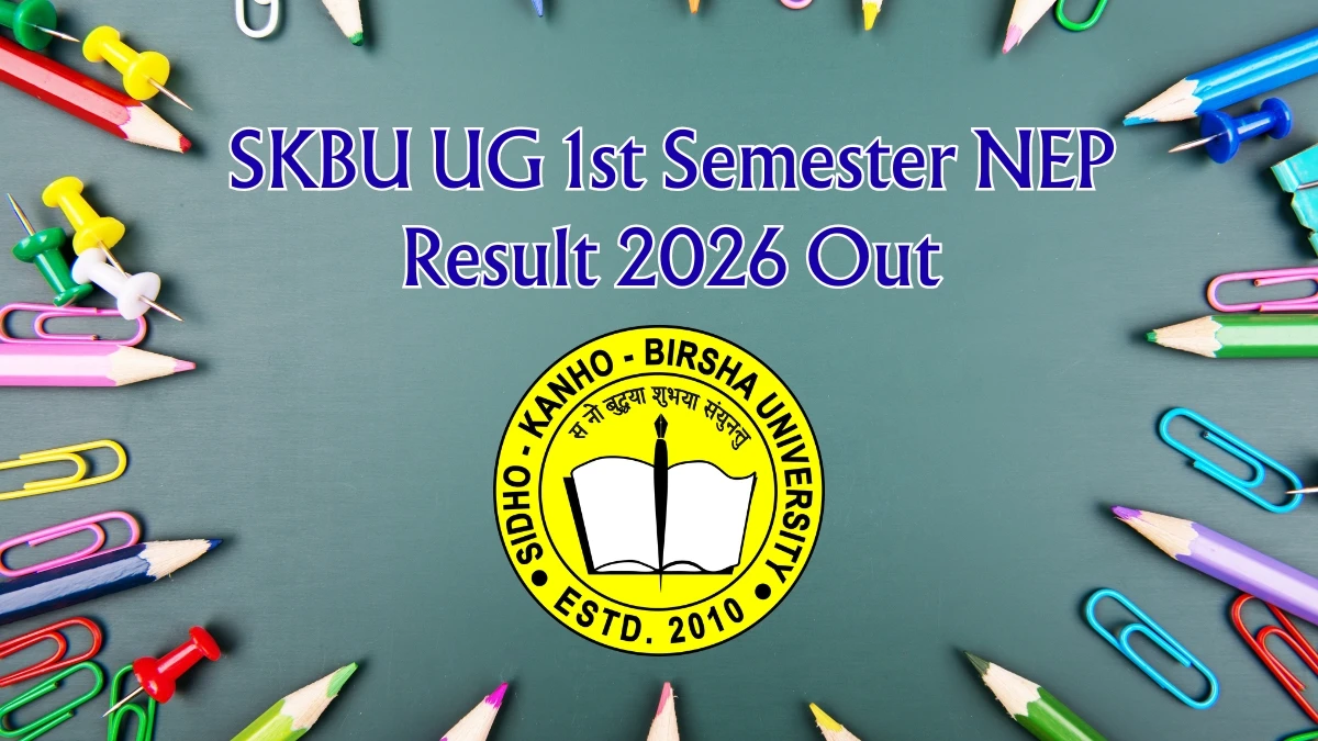 SKBU UG 1st Semester NEP Result 2026 Out