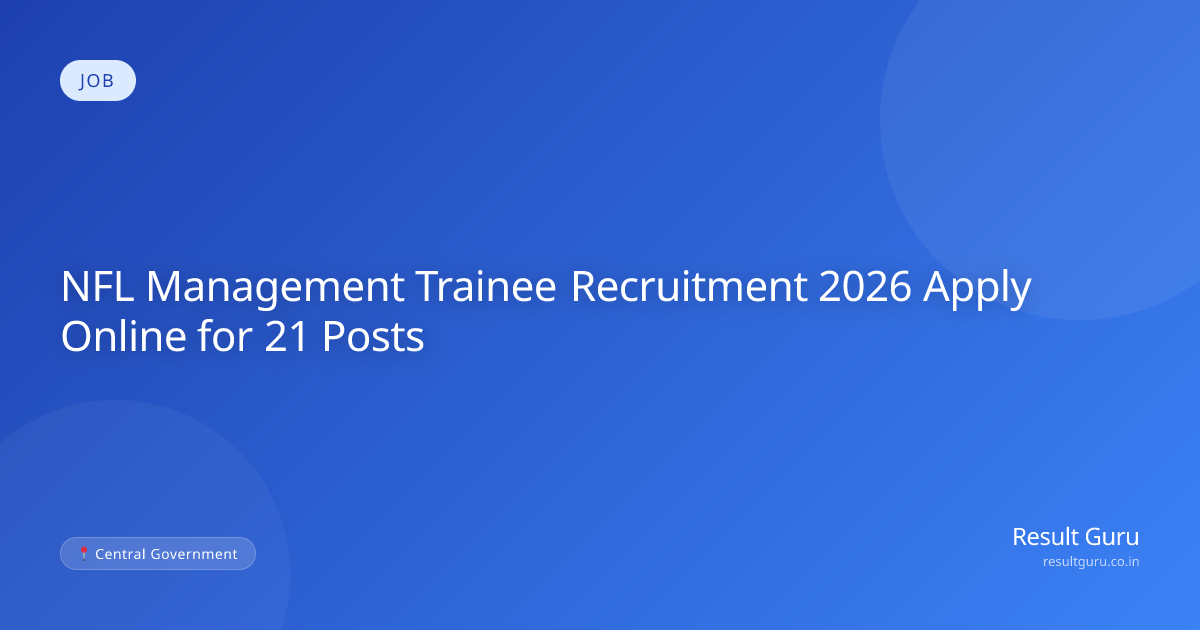 NFL Management Trainee Recruitment 2026 Apply Online Now