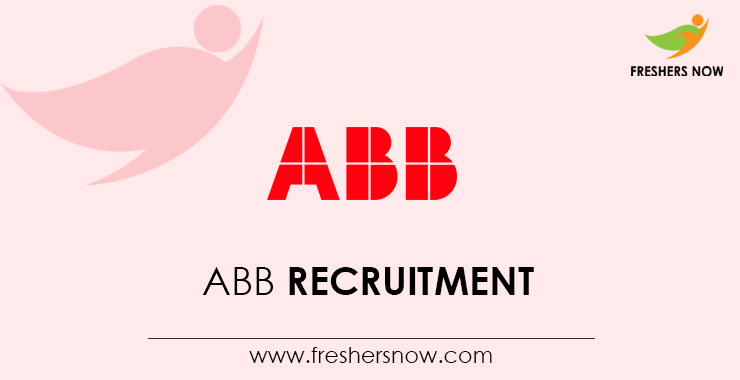 ABB Off Campus 2026 Recruitment Drive for 2027, 2026, 2025 Batch Freshers