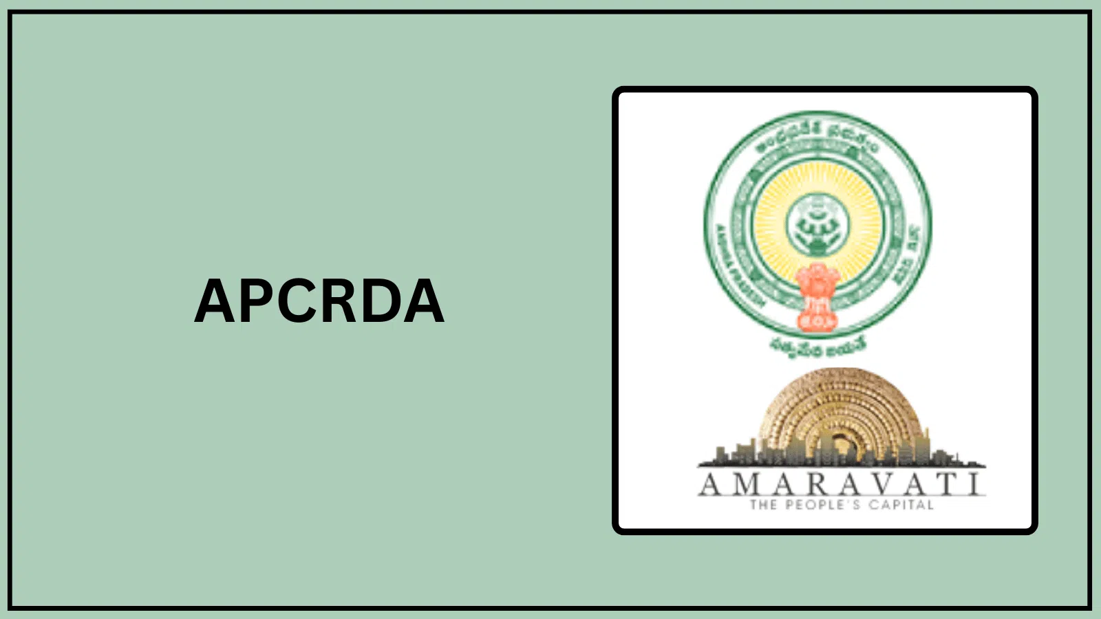 APCRDA Recruitment 2026 – Apply Vacancies