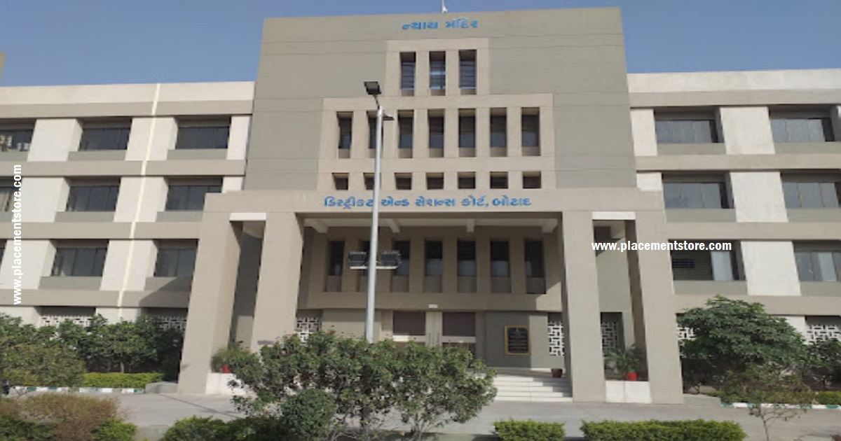 Botad Court Recruitment 2026 (eCourts.gov.in) Notification