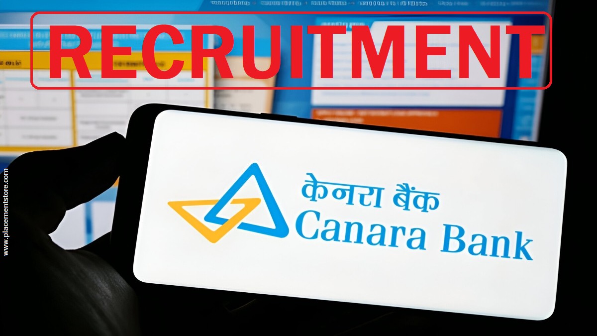 Canara Bank Recruitment 2026 » Apply Online, Selection Process, Official Notifications