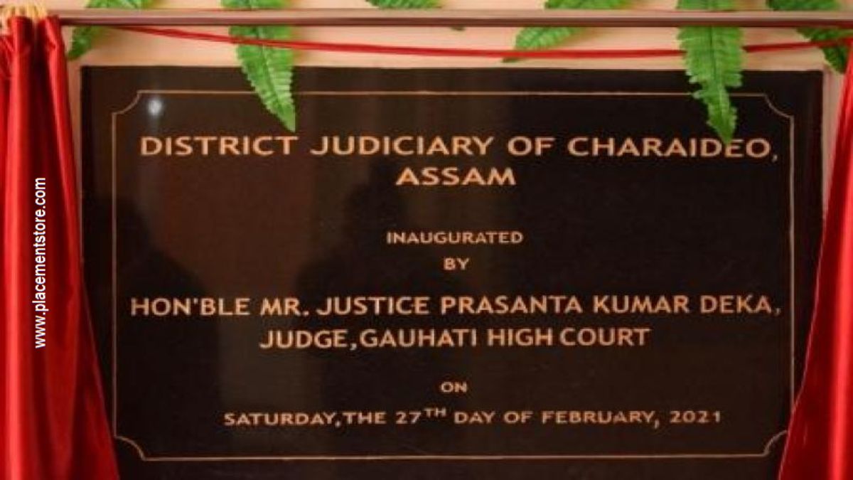 Charaideo Court Recruitment 2026 (eCourts.gov.in) Notification