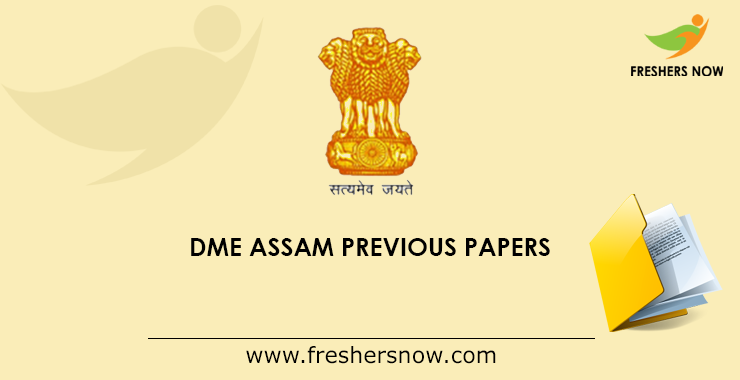 DME Assam Grade 3 Previous Papers PDF