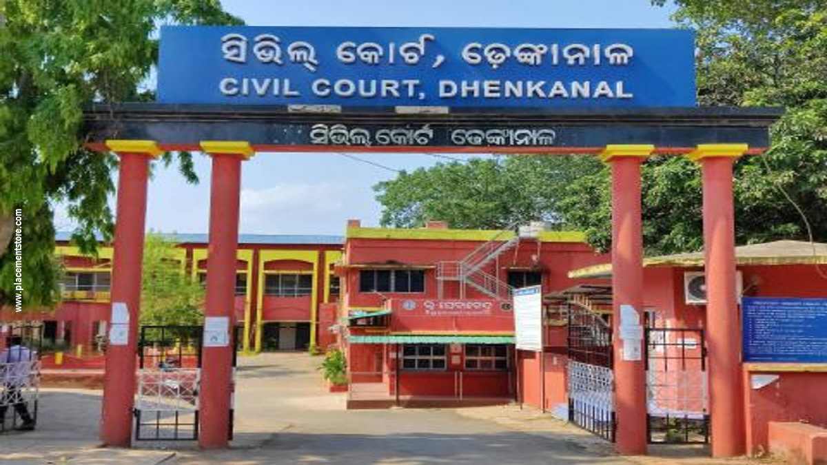 Dhenkanal Court Recruitment 2026 (eCourts.gov.in) Notification