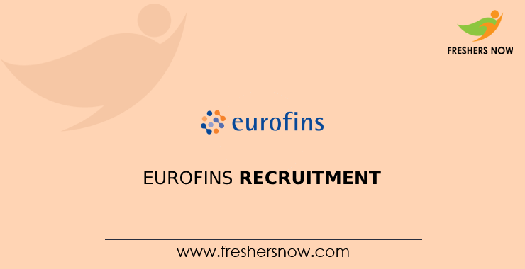 Eurofins Off Campus 2026 Recruitment Drive for 2027, 2026, 2025 Batch Freshers