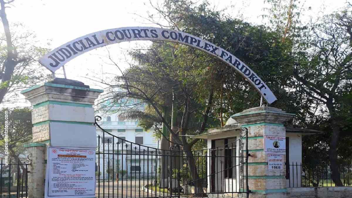Faridkot Court Recruitment 2026 (eCourts.gov.in) Notification