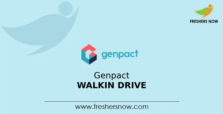 Genpact Walkin Drive 2026 for Customer Service Voice role in Hyderabad