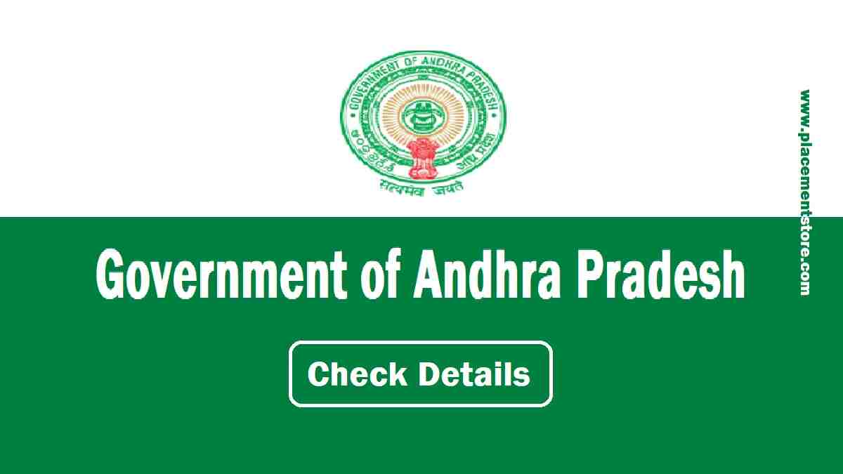 Latest Andhra Pradesh Govt Job Notifications 2026 » New Updates