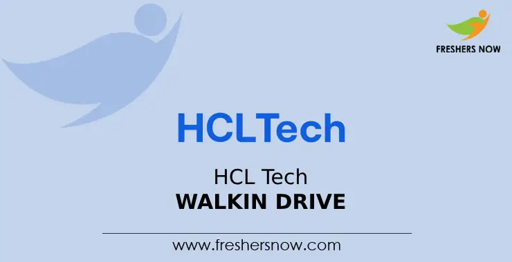 HCLTech Walkin Drive 2026 for Financial Analyst in Chennai