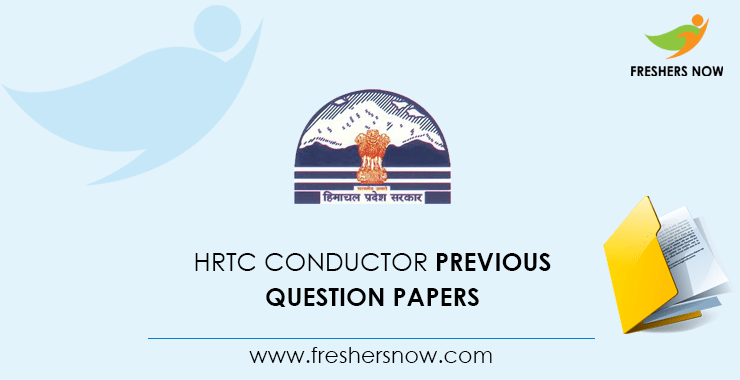 HRTC Conductor Previous Question Papers PDF Download