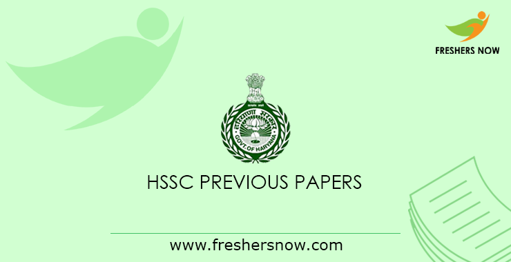 HSSC Previous Question Papers PDF Download
