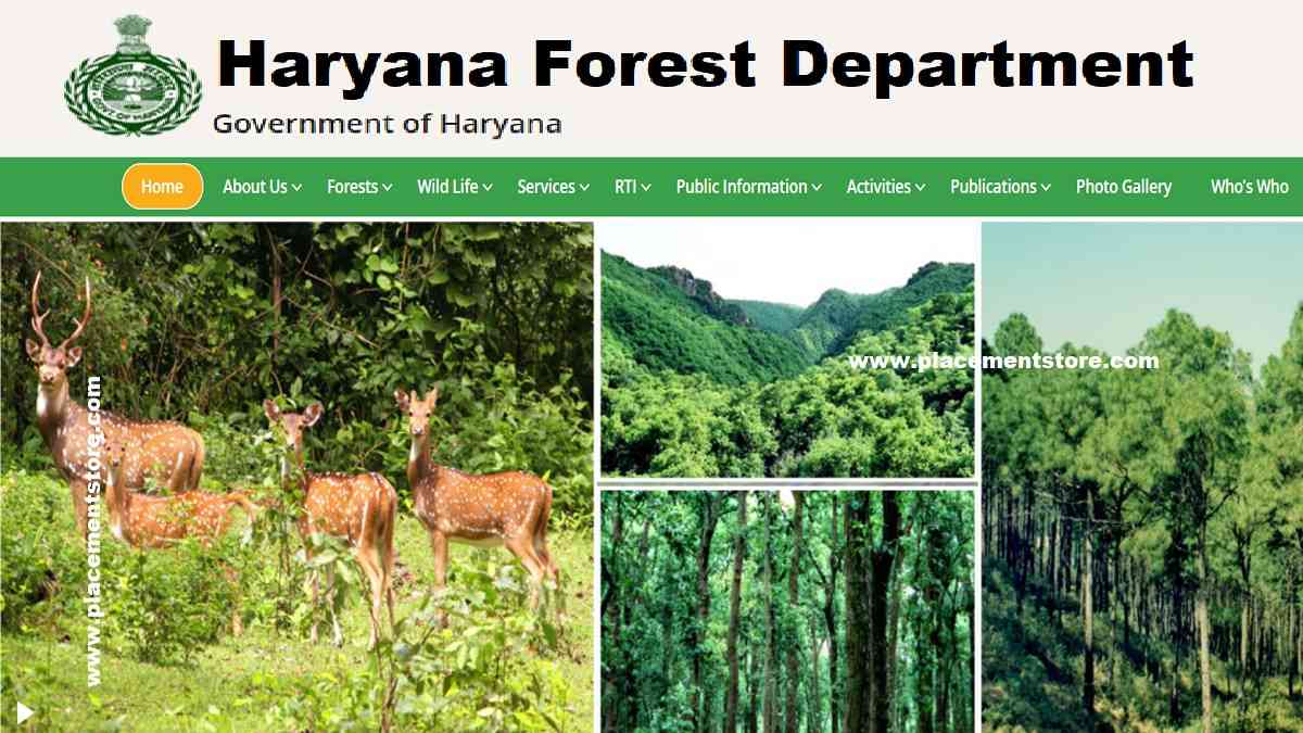 Haryana Forest Department Recruitment 2026 » Notices for Apply Online