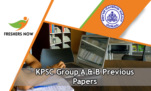 KPSC Group A & B Previous Question Papers PDF Download