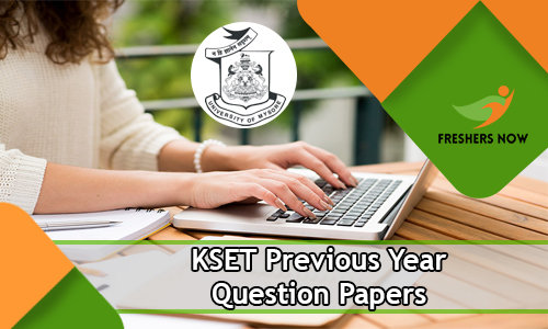 KSET Previous Question Papers PDF Download