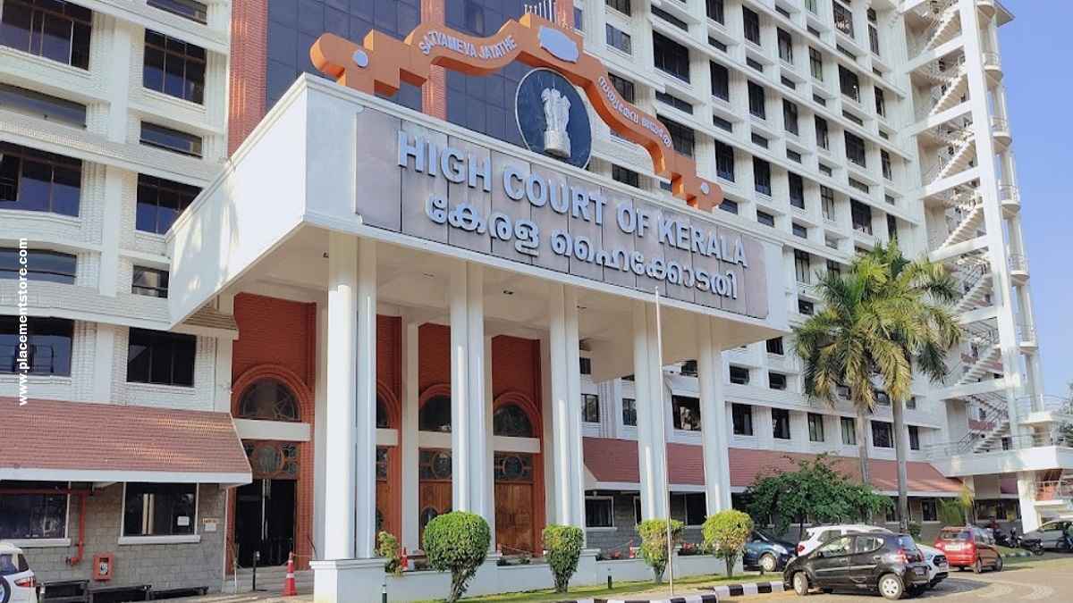 Kerala High Court Recruitment 2026 (eCourts.gov.in) Notification