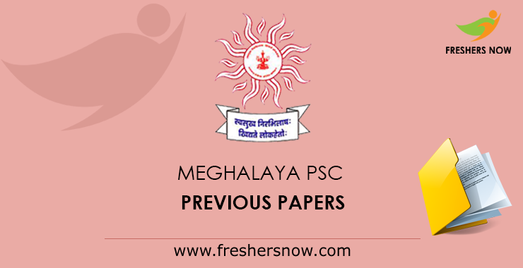 Meghalaya PSC Grade 1 & 3 Previous Papers PDF