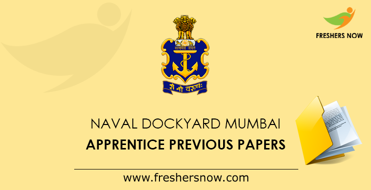 Naval Dockyard Mumbai Apprentice Previous Year Papers PDF