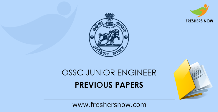 OSSC Junior Engineer Previous Question Papers PDF Download
