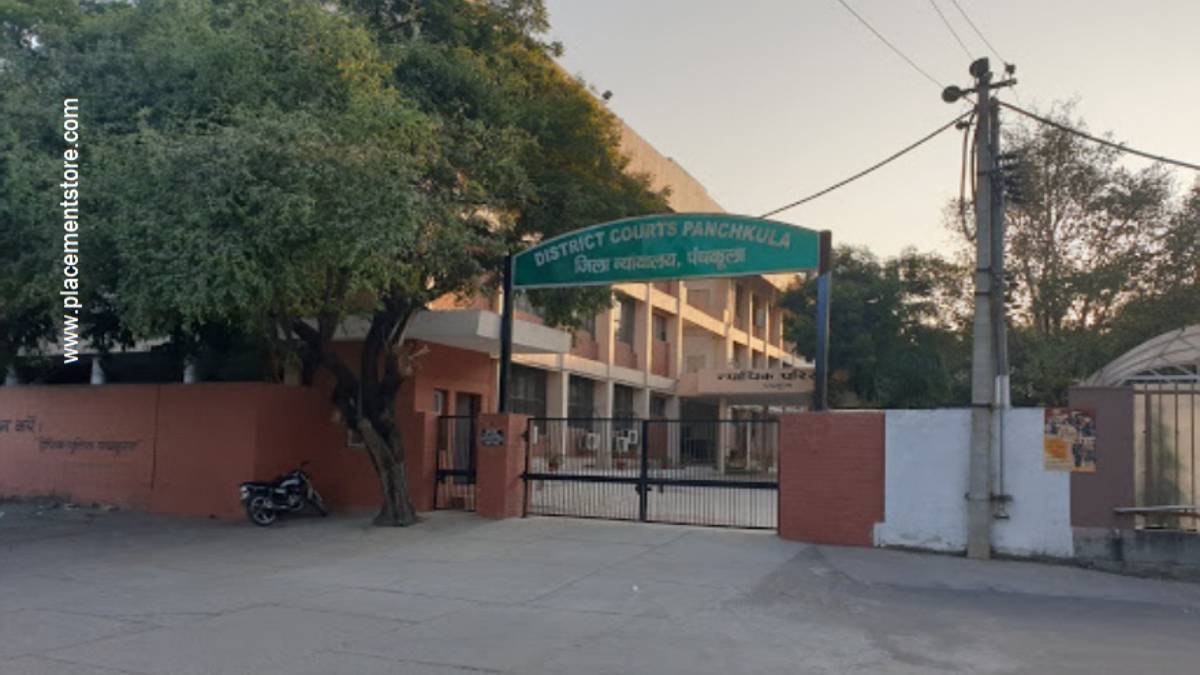 Panchkula Court Recruitment 2026 (eCourts.gov.in) Notification