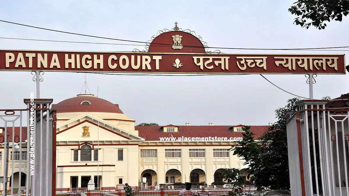 Patna High Court Recruitment 2026 (eCourts.gov.in) Notification