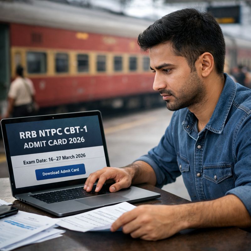 RRB NTPC Admit Card 2026 Released for CBT-1 Exam