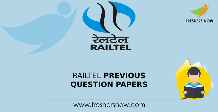 RailTel Previous Question Papers PDF Download