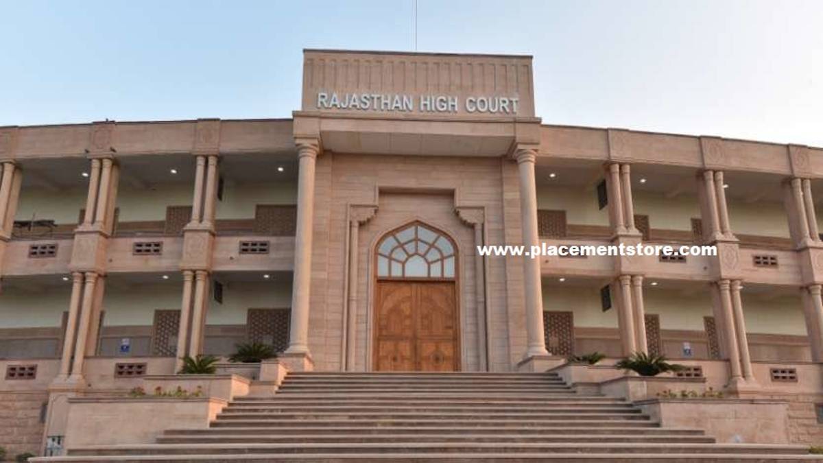 Rajasthan High Court Recruitment 2026 (hcraj.nic.in) Notification