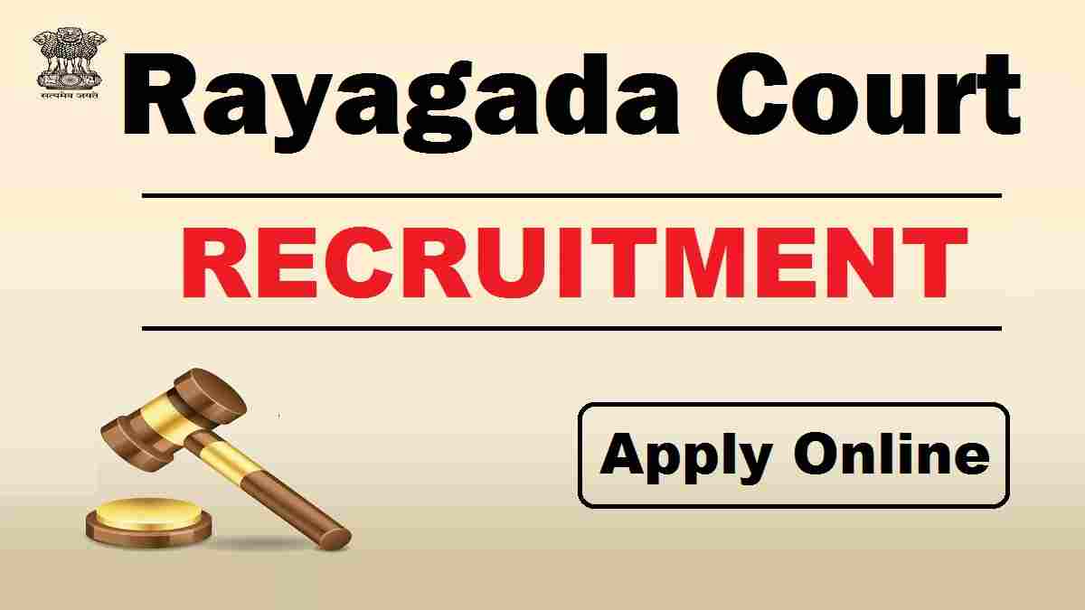 Rayagada Court Recruitment 2026 (eCourts.gov.in) Notification