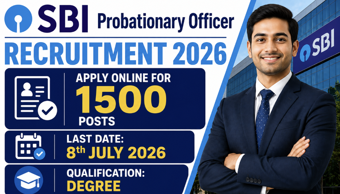 SBI Probationary Officer Recruitment 2026 – Apply Online for 1500 Posts