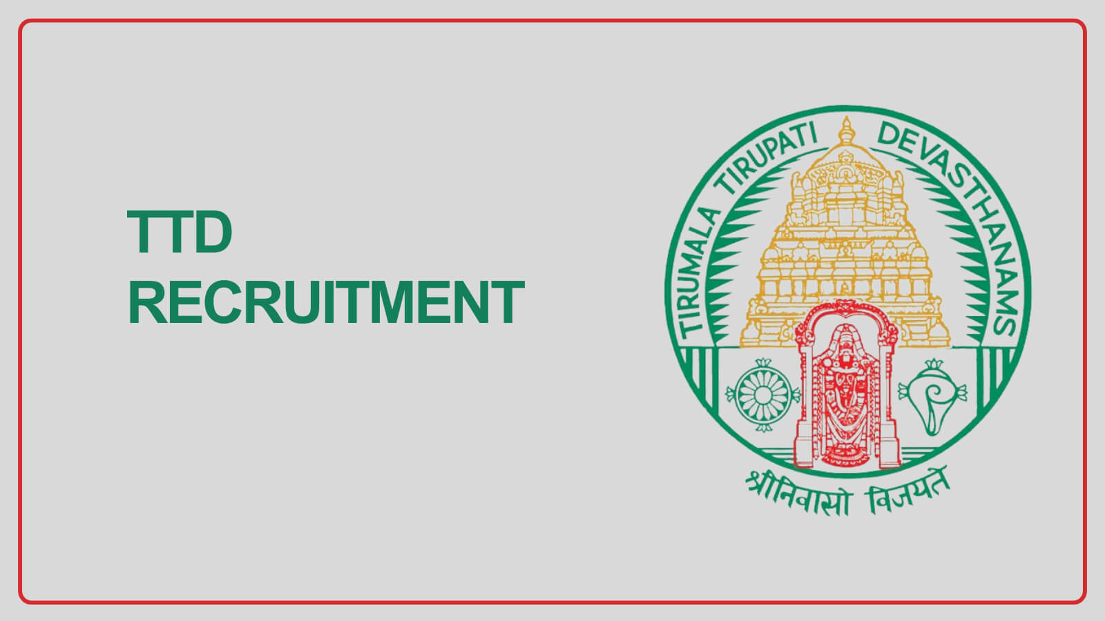TTD BIRRD Jobs 2026 – Apply Offline for 30 Professor, Assistant, Associate Posts
