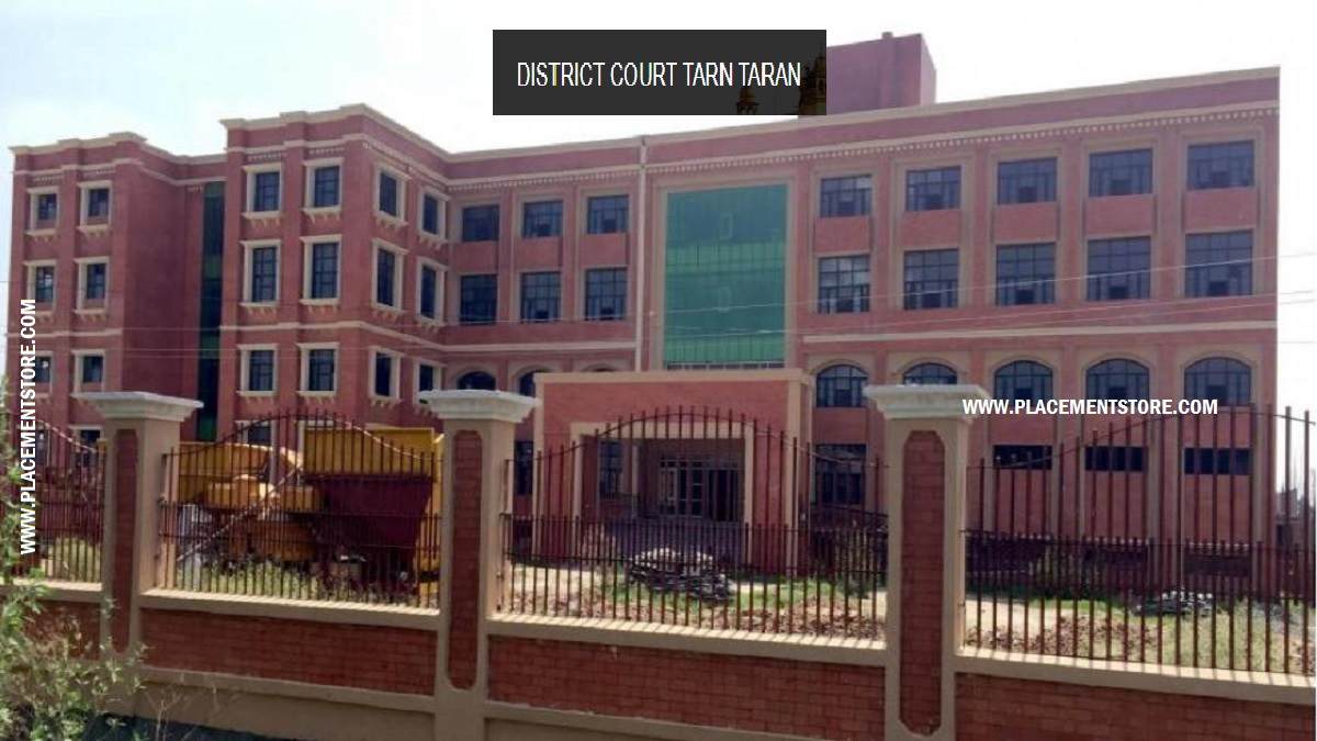 Tarn Taran Court Recruitment 2026 (eCourts.gov.in) Notification
