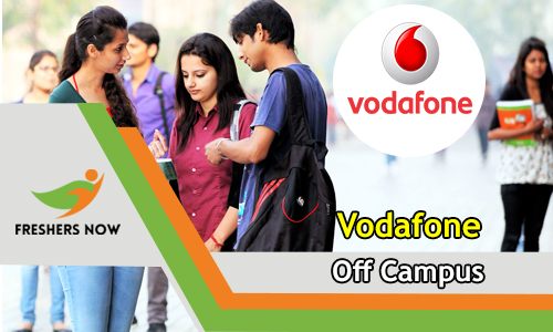 Vodafone Off Campus 2026 Recruitment Drive for 2027, 2026, 2025 Batch Freshers