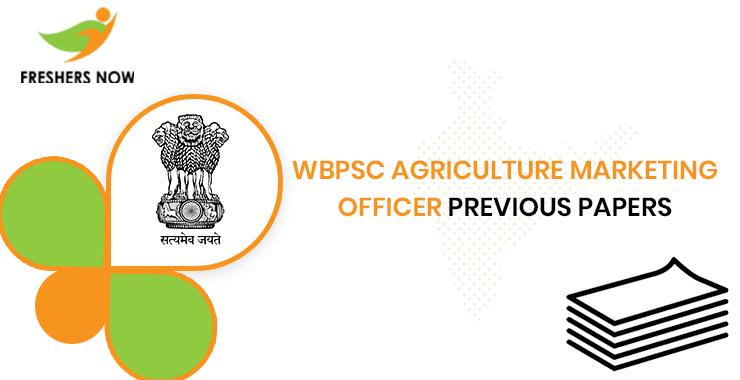WBPSC Agriculture Marketing Officer Previous Question Papers PDF