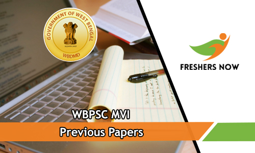 WBPSC MVI Previous Papers PDF Download