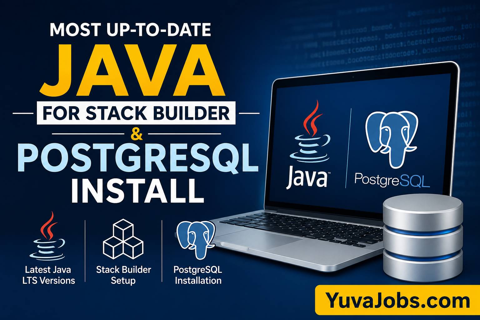 Most Up-to-Date Java for Stack Builder & PostgreSQL
