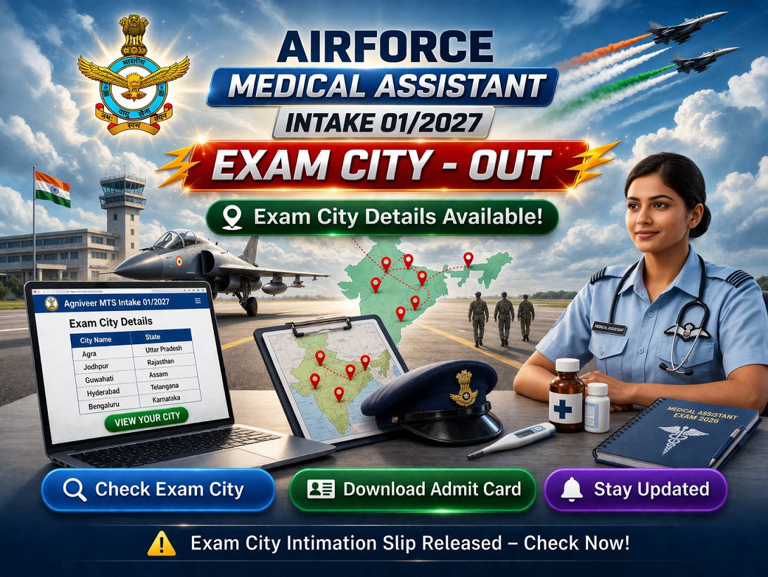 Airforce Medical Assistant Intake 01/2027 Result – Out