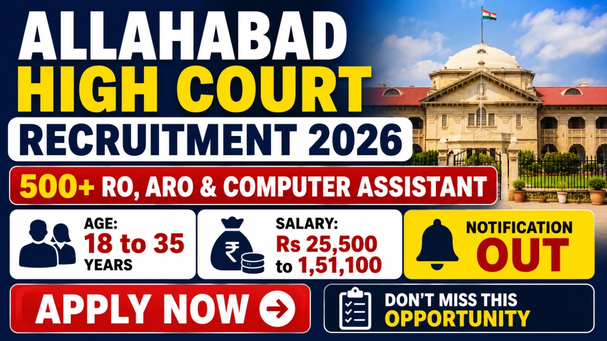 Allahabad High Court RO ARO Recruitment 2026