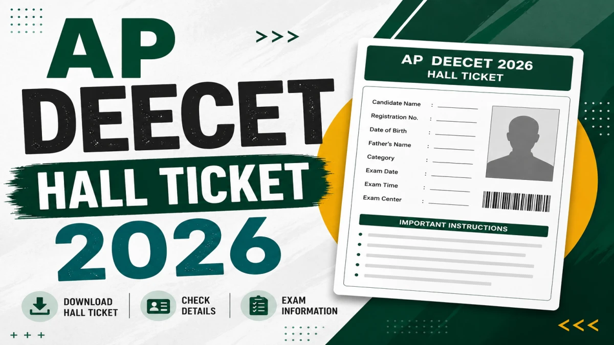AP DEECET Hall Ticket 2026 (Out)