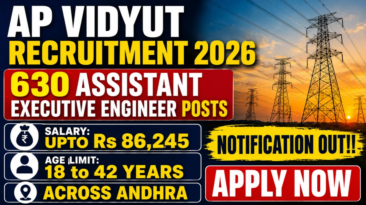 AP Vidyut AEE Recruitment 2026 Notification Out