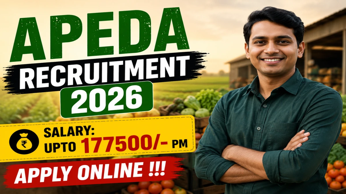 APEDA Recruitment 2026 Notification Out – Apply Online for Assistant Manager & AGM Vacancies